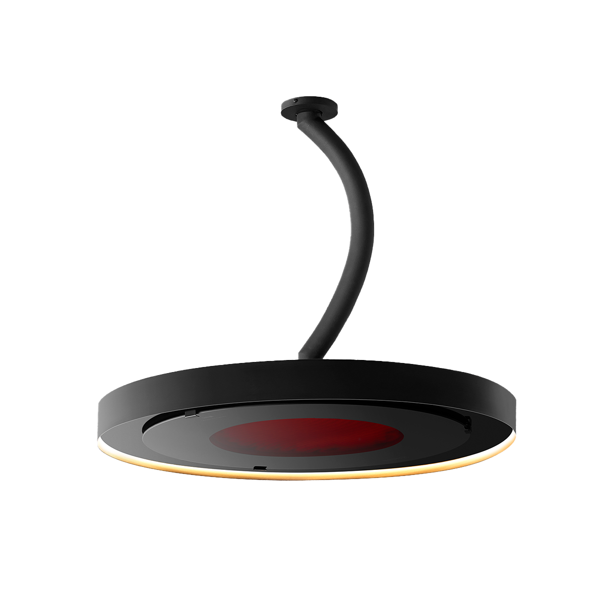 bromic eclipse patio heater curved mount 600 mm