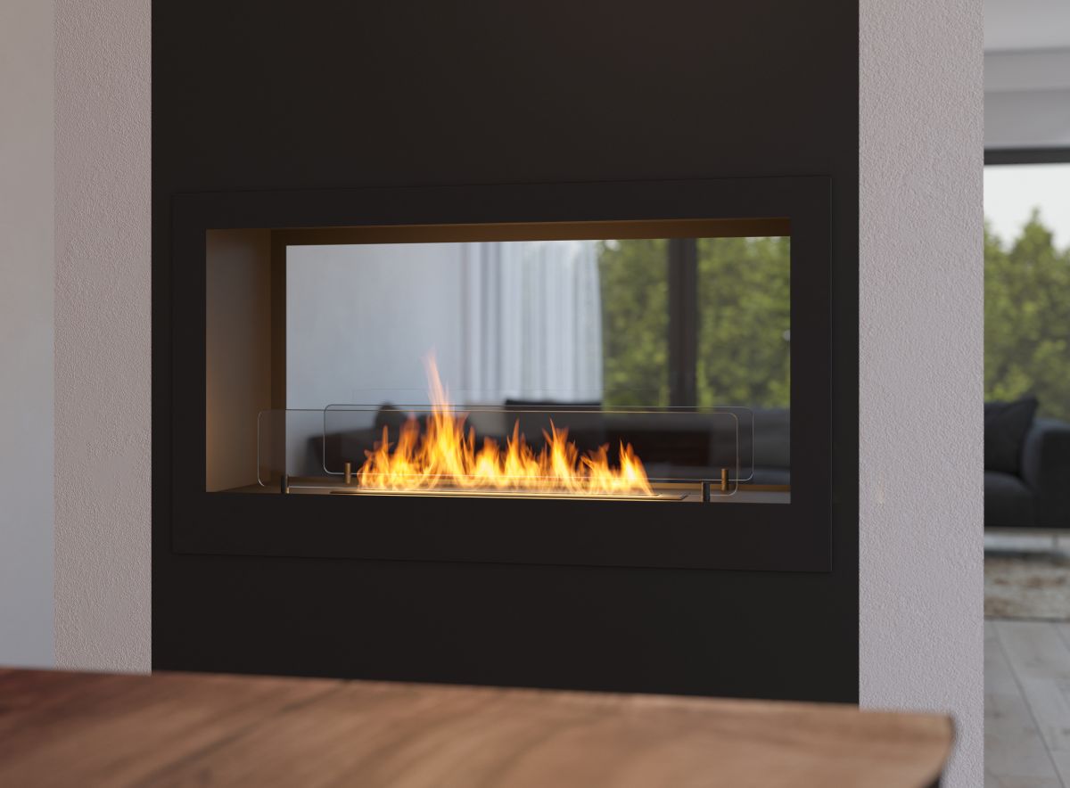 Biofireplace Infire 2Side 900 black