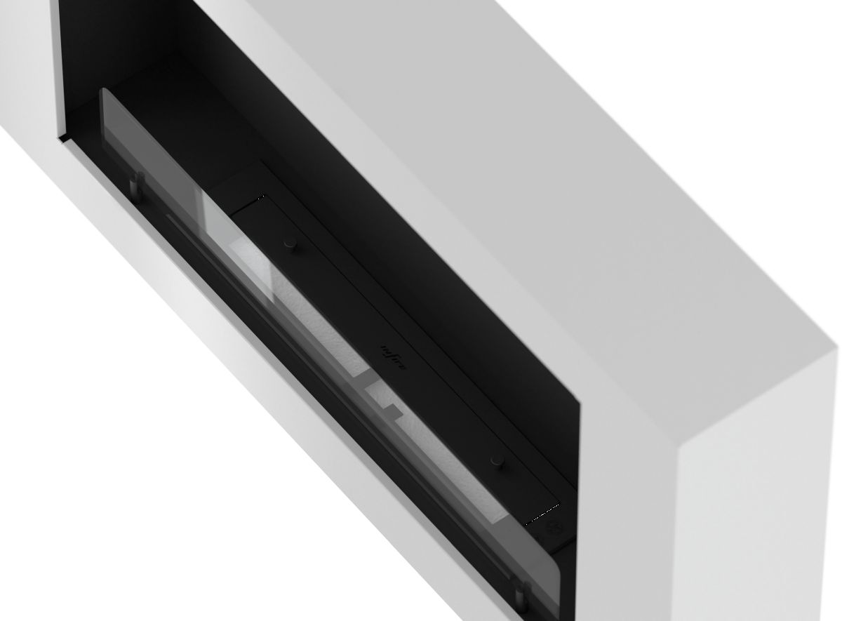 Biotakka Infire Murall 1000 valkoinen detaljikuva.