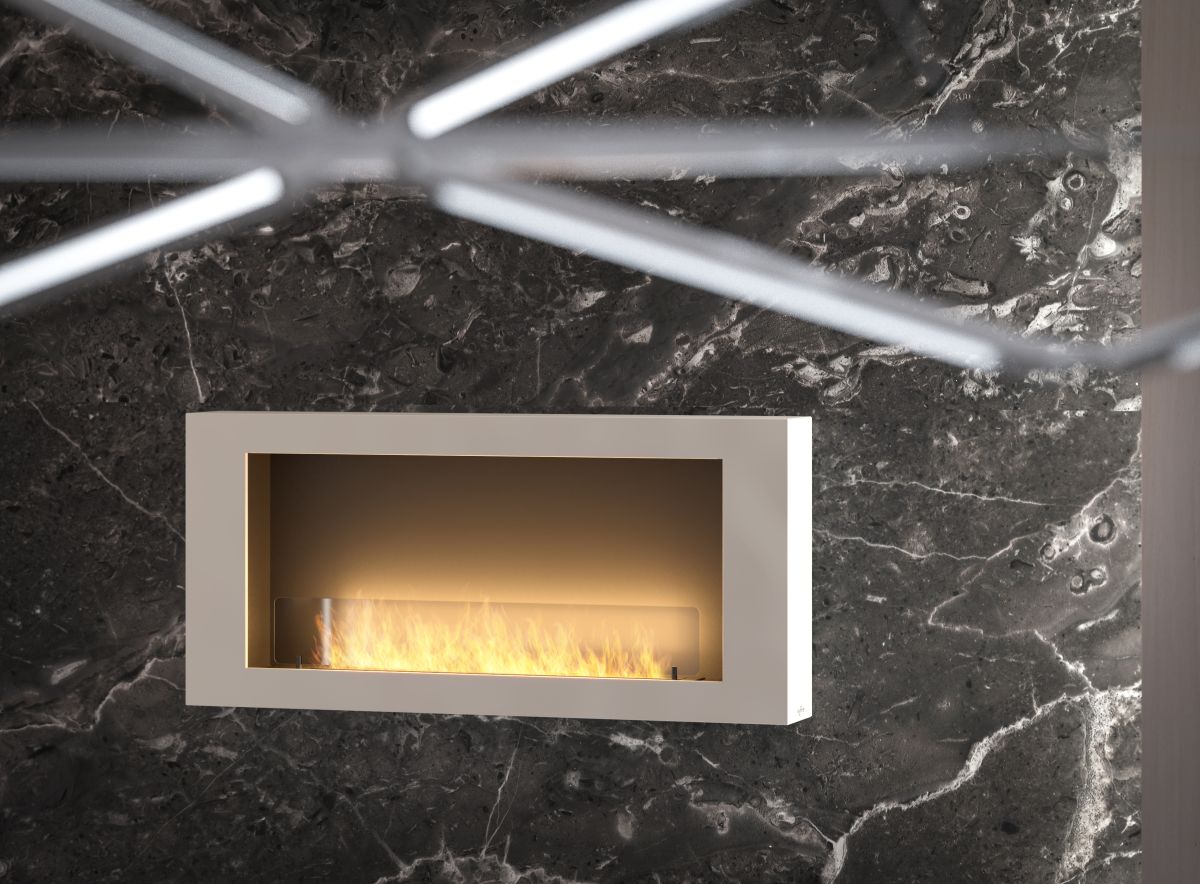 Valkoinen biotakka Murall 1200 on upea sisustuselementti.