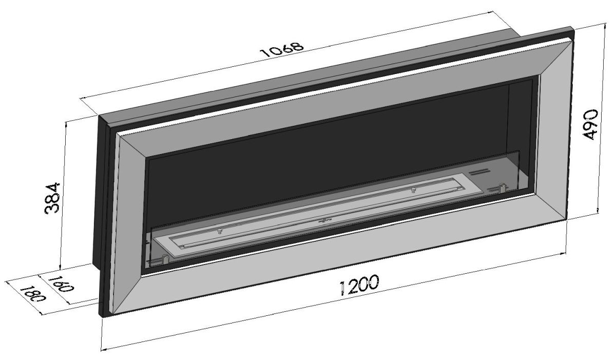 Biotakka SIMPLEfire Frame 1200