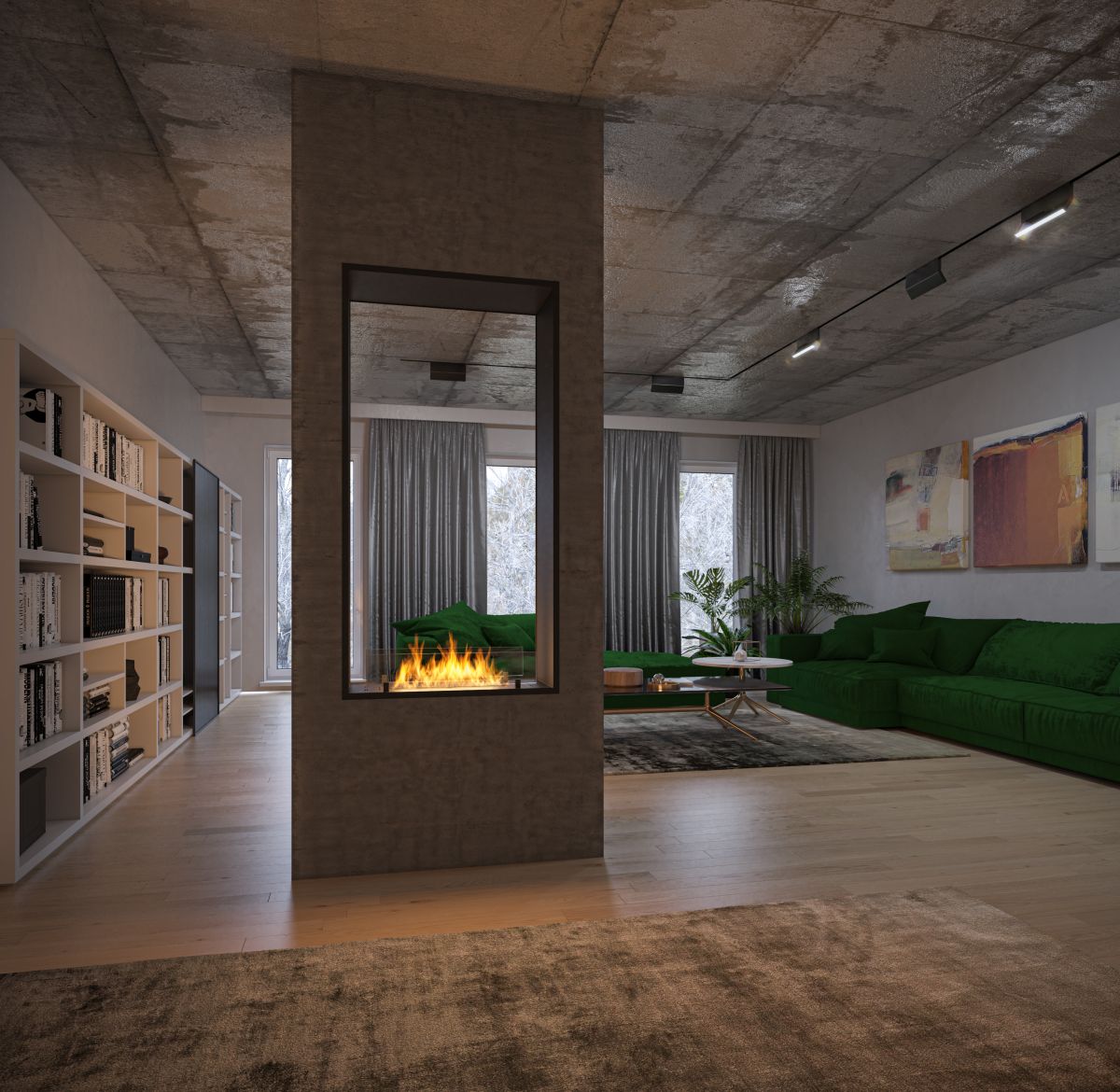 Bioburner for indoor use