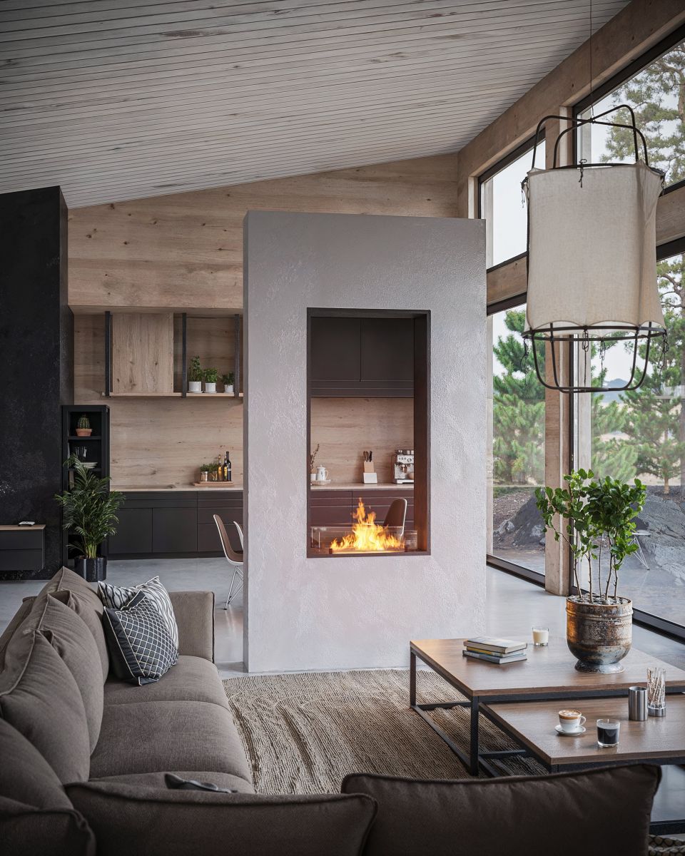 Bioburner for indoor use