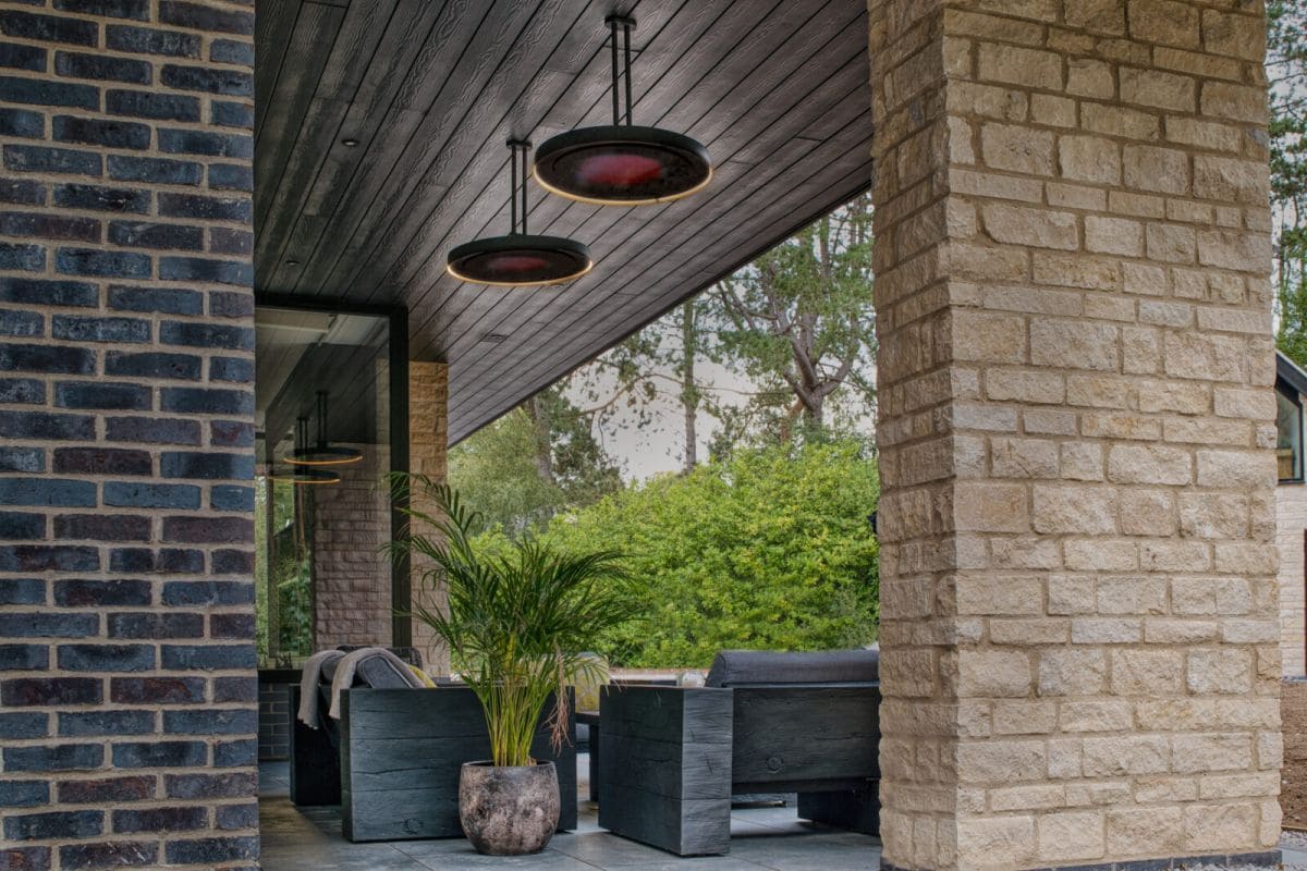 bromic eclipse patio heater outdoors at home