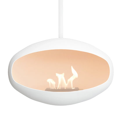 Biofireplace Cocoon Aeris all-white