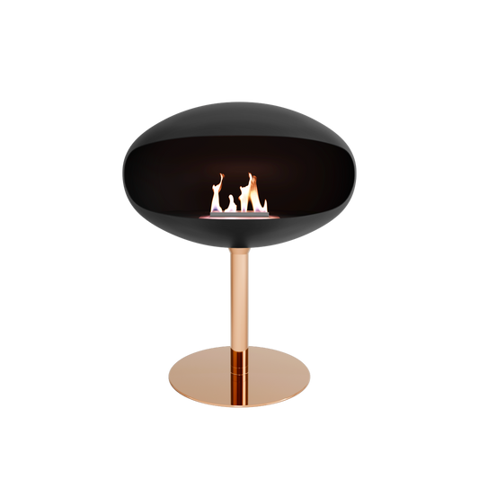 Biotakka Cocoon Pedestal musta kuparijalustalla