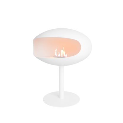 Biofireplace Cocoon Pedestal all white