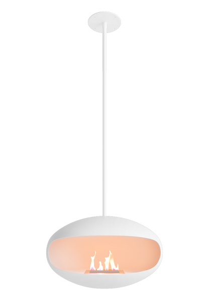 Biofireplace Cocoon Aeris all-white