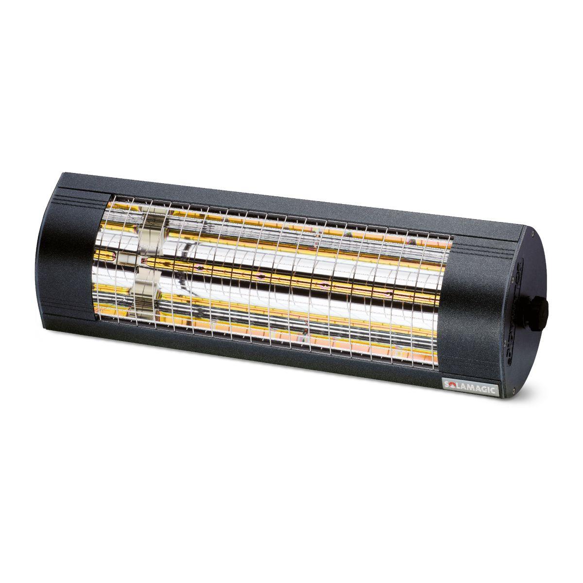 Terassilämmitin Solamagic ECO+PRO 1400 katkaisijalla jet-black