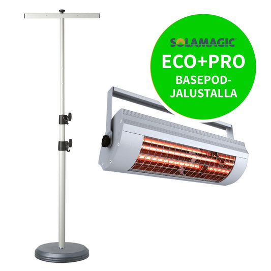 Terassilämmitin Solamagic ECO+PRO 2000 Basepod-jalustalla
