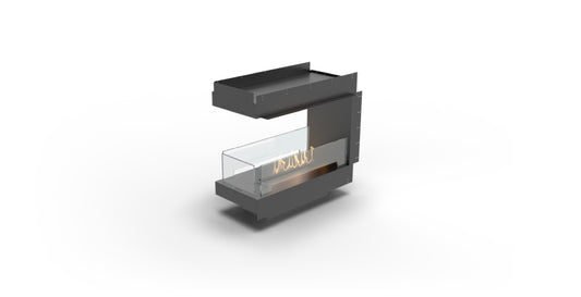 Planika Forma Room Divider Bioethanol Fireplace
