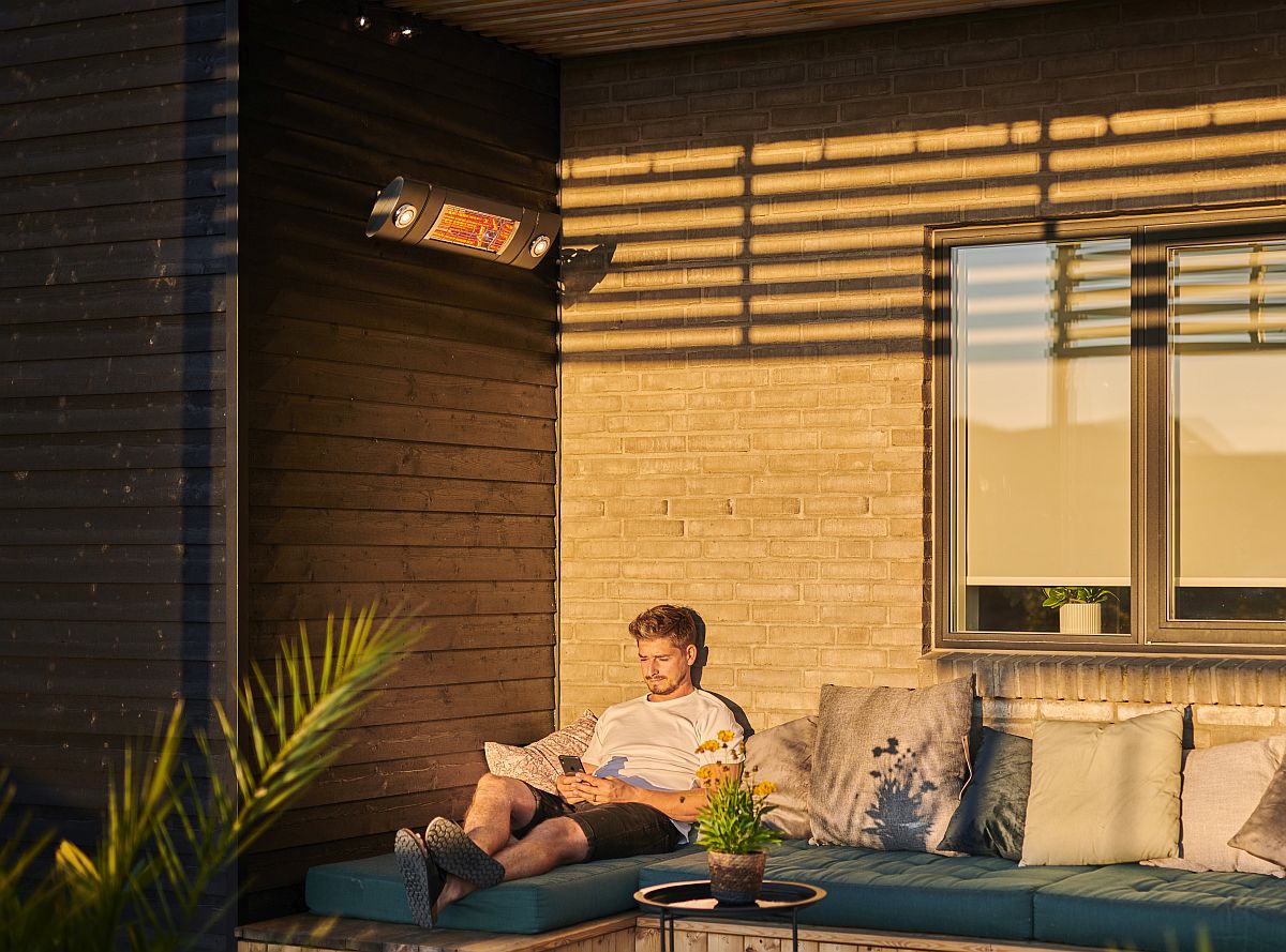 Solamagic PREMIUM infrapunalämmitin LED-valoilla.