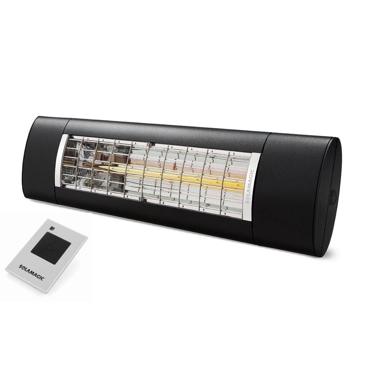 Huipputehokas lasiterassilämmitin Solamagic AIR+ 2000 ARC jet-black