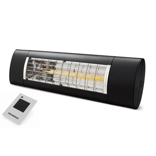 Huipputehokas lasiterassilämmitin Solamagic AIR+ 2000 ARC jet-black