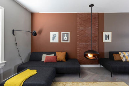 Bioethanol fireplace Cocoon Aeris all-black
