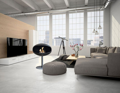Biofireplace Cocoon Pedestal all black