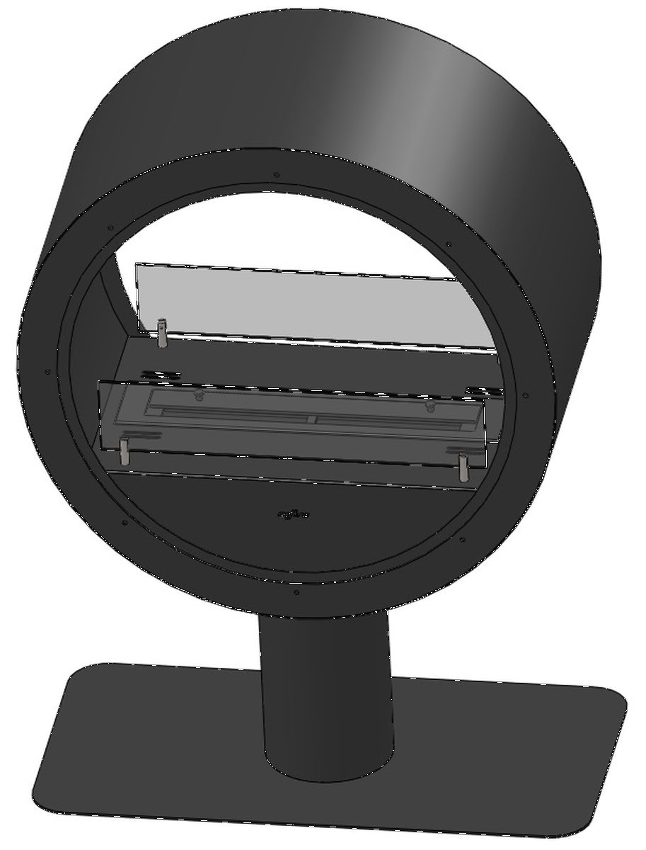 Biofireplace Infire Incircle Stand 2Side