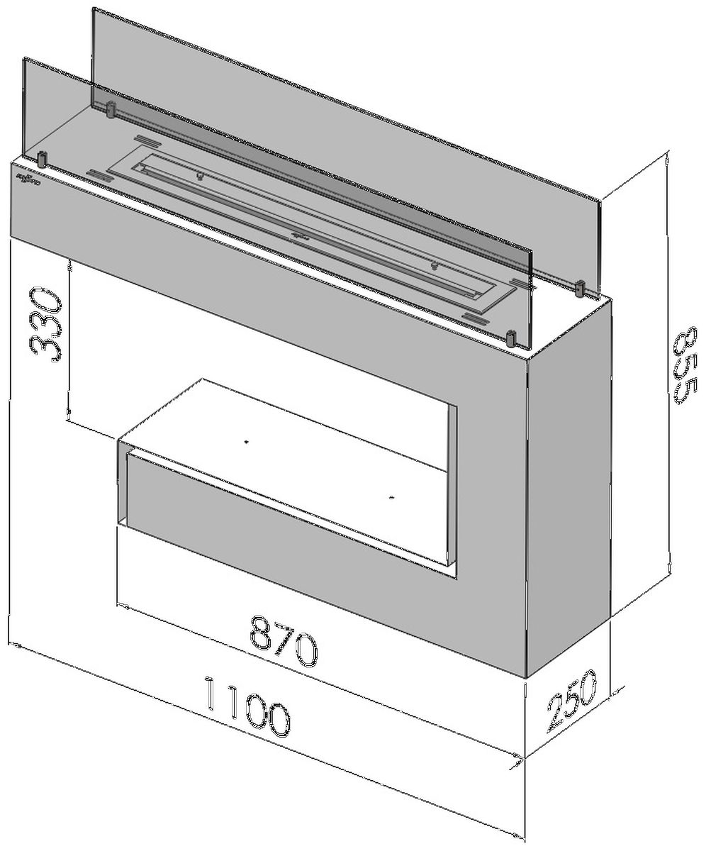 Biofireplace Infire Spectrum