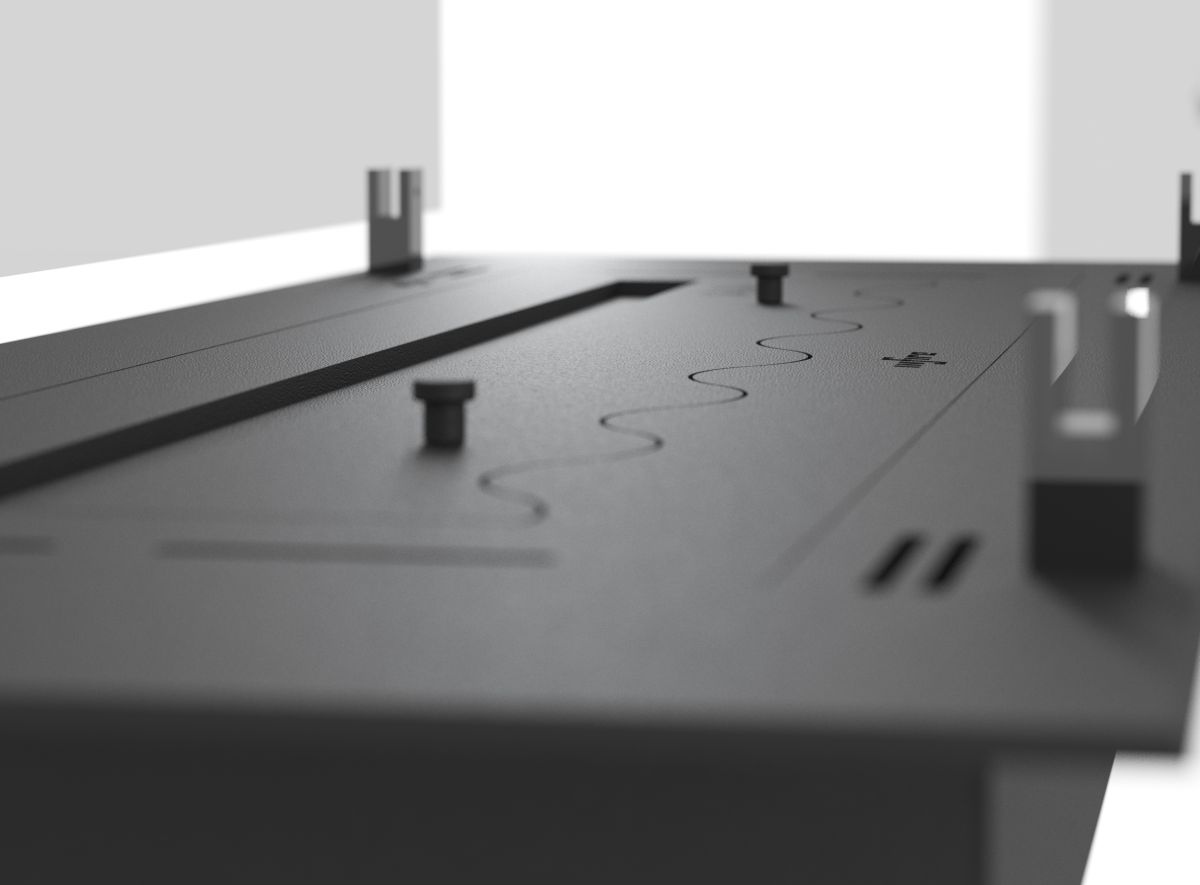Biotakkainsertti Infire Slim Line 1200 musta