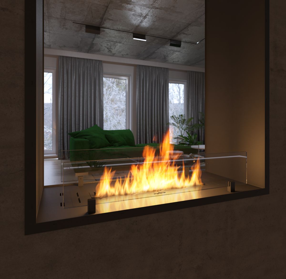 Bioburner for indoor use