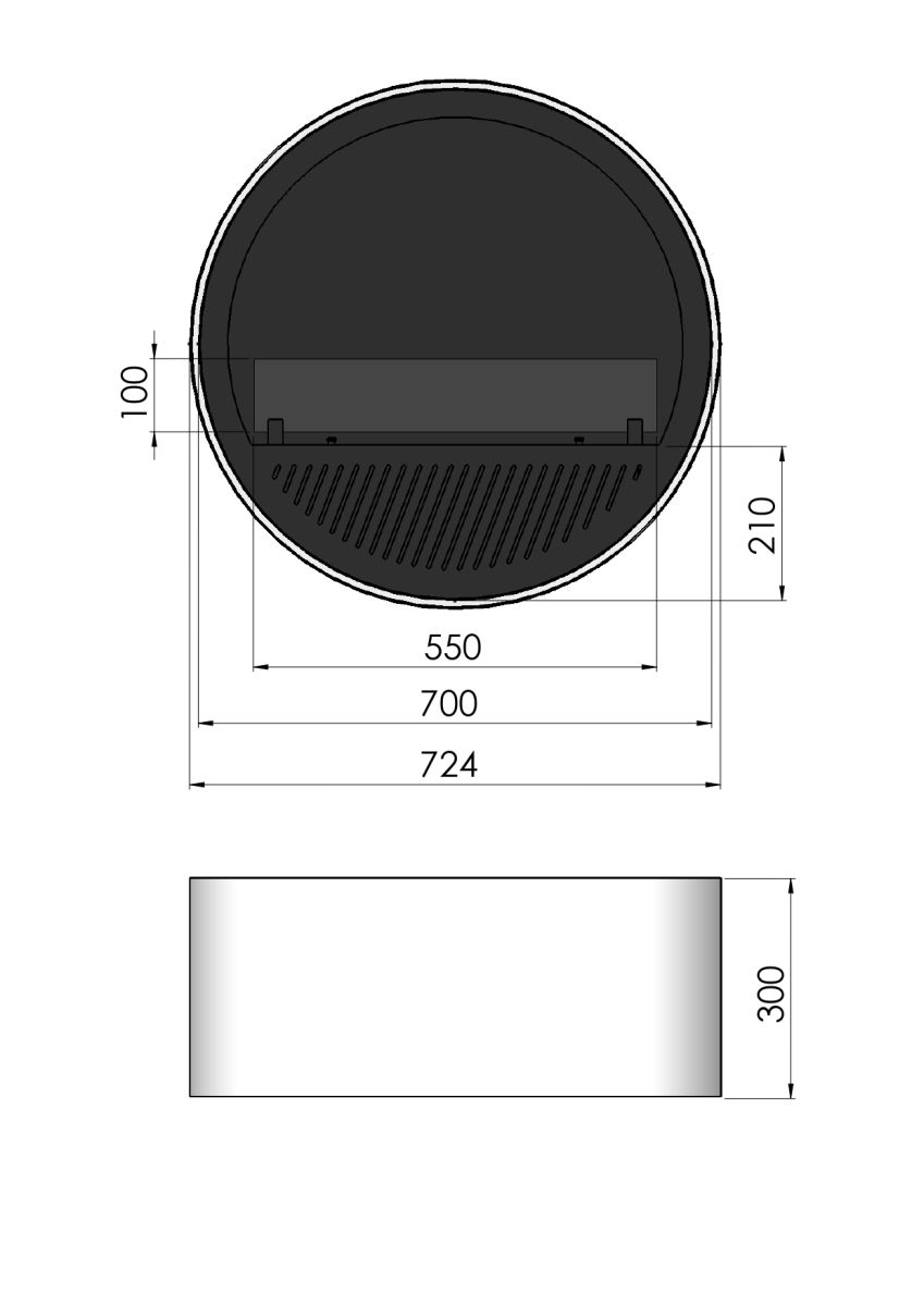 Biotakka Infire Slim Incyrcle Wall