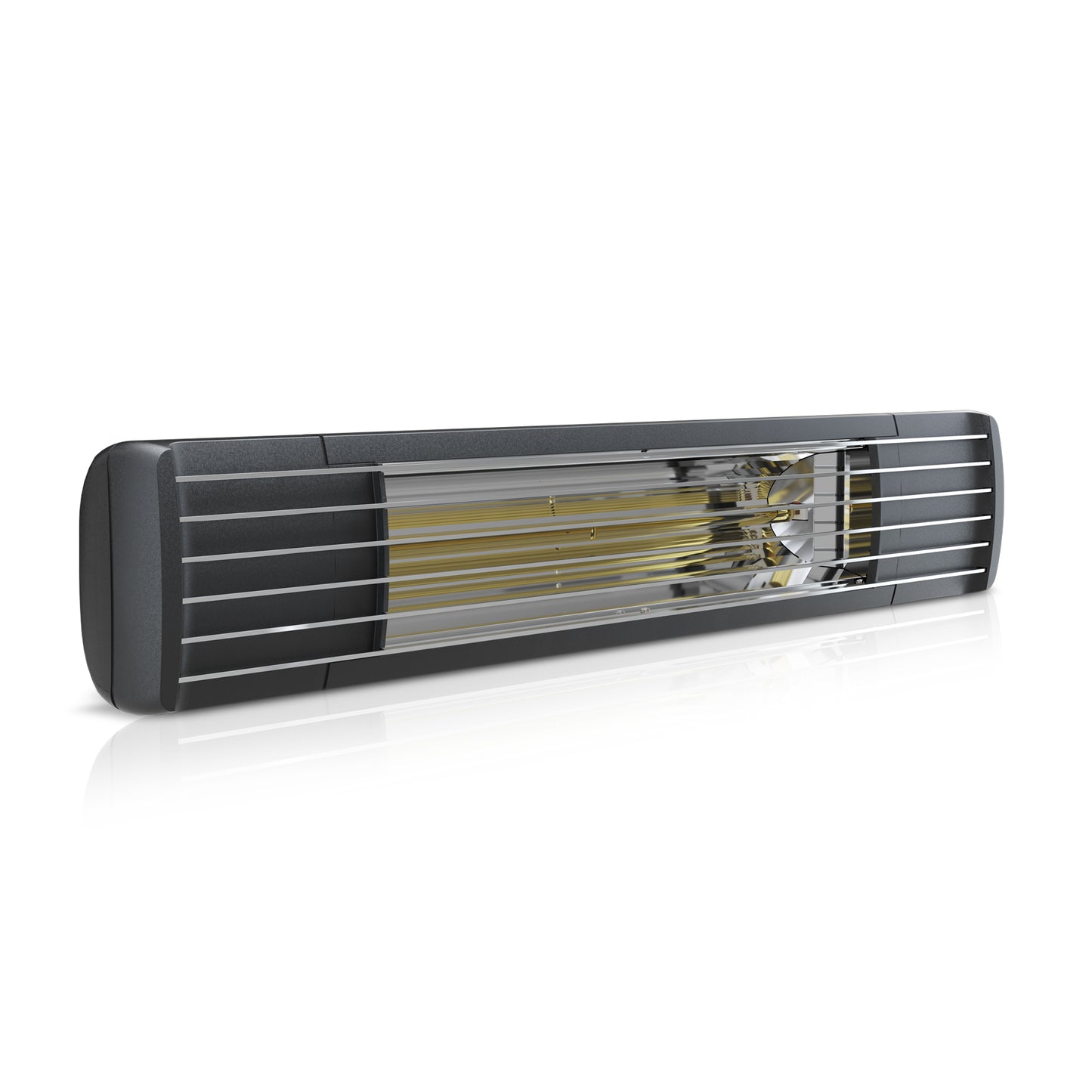 Lasiterassilämmitin Etherma EXO DARK RC musta