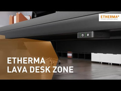 Työpistelämmitin Etherma LAVA DESK ZONE video
