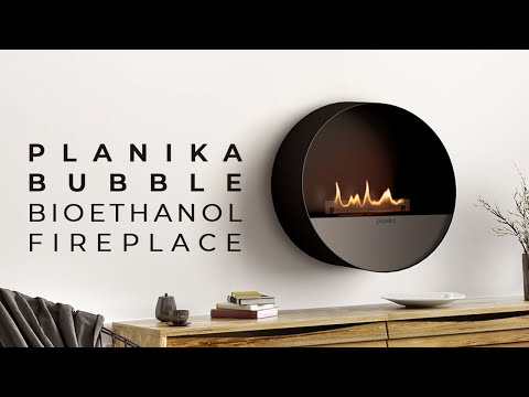 Planika Senso Bubble biotulen voit asentaa lattialle tai seinälle.