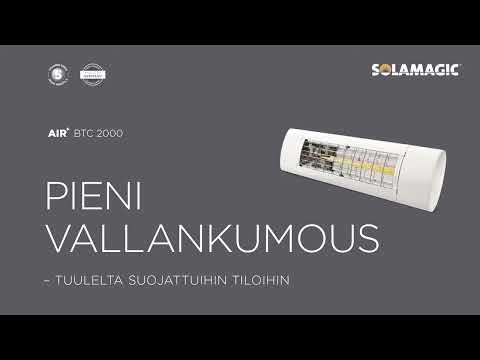 Lasiterassilämmitin Solamagic AIR+ 2000 esittelyvideo